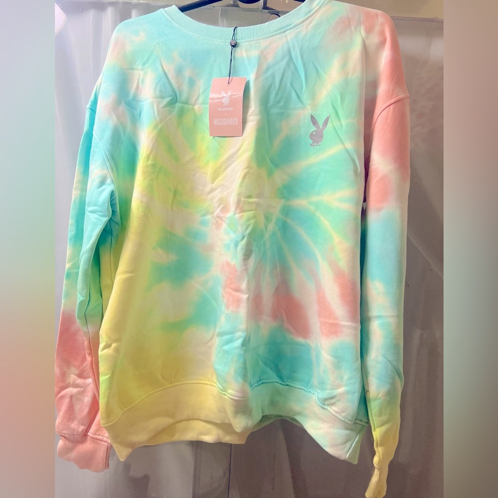 MISSGUIDED oversized Playboy sweater